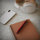 Bastion Bolt Action Pen Red Aluminum EDC Enthusiasts Parker Style Ink Durable Clip Premium Build by Bastion