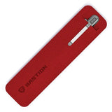 Bastion Red Felt Pen And Pencil Case For Students Holds 5.5 Inch Tools Bulk Pack by Bastion