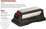 Lansky Tri Stone Bench Stone Three Surface Sharpening Kit With Diamond Alumina Ceramic For Knife Enthusiasts by Lansky