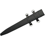 Battle Tested Roman Gladius BT 2705 28 Inch Satin Carbon Steel Blade With Black Gold Handle For Collectors by Battle Tested