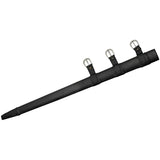Battle Tested Two Handed Broadsword With Satin Carbon Steel Blade Leather Scabbard For Collectors by Battle Tested