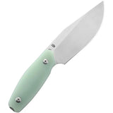 Bestech Knives Lignum Artis Fixed Blade Knife Jade G10 Handle Full Tang Satin AUS 8 9 Inch For Outdoor Enthusiasts by Bestech Knives
