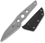 Bestech VK Core Fixed Blade Knife For Outdoor Enthusiasts Acid Wash 14C28N Sandvik Steel Full Tang with Kydex Sheath by Bestech Knives
