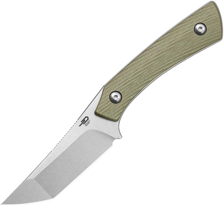 Bestech Knives STEP Fixed Blade Green BFK06B by Bestech Knives