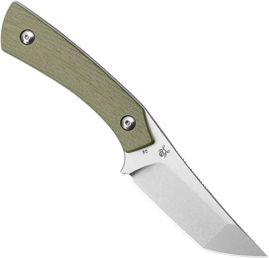 Bestech STEP Fixed Blade Knife Green G10 D2 Tanto Full Tang With Kydex Sheath For Outdoor Enthusiasts by Bestech Knives
