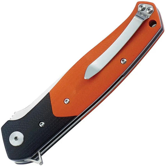 Bestech Swordfish G10 Linerlock Orange EDC Knife With 4in Satin D2 Blade 5in Closed Extended Tang by Bestech Knives