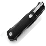 Bestech Swordfish Linerlock Knife For EDC Enthusiasts D2 Tool Steel Blade Black G10 Titanium Coat by Bestech Knives