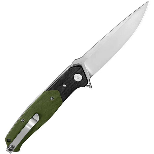 Bestech Swordfish Linerlock Knife For EDC Enthusiasts Premium MagnaCut Blade 4 Inch Satin G10 Handle Extended Tang by Bestech Knives