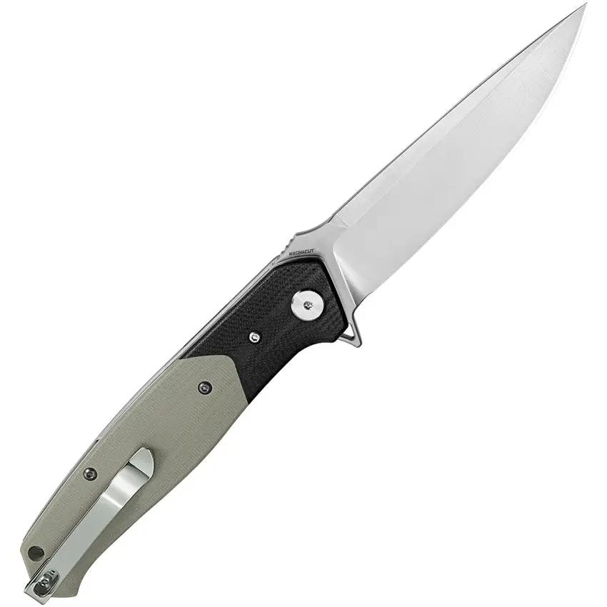 Bestech Knives Swordfish Linerlock EDC Knife With MagnaCut 4Inch Satin Blade With G10 Handles Extended Tang Pocket Clip by Bestech Knives