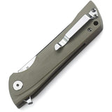 Bestech Paladin Linerlock Knife D2 Tool Steel Drop Point Beige G10 Extended Tang EDC Ready by Bestech Knives