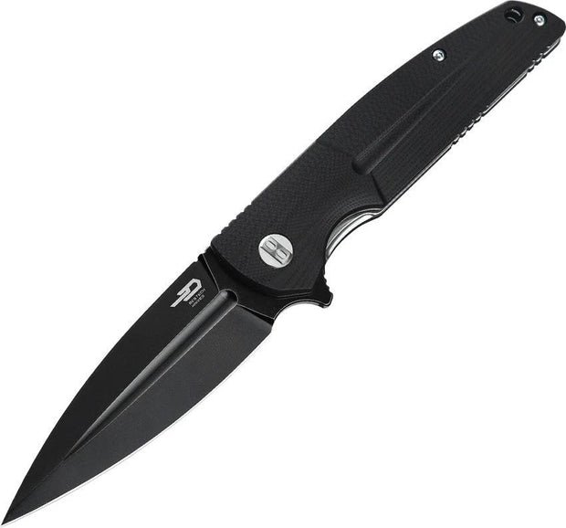 Bestech Knives Fin Linerlock Black SW BG34A-3 by Bestech Knives