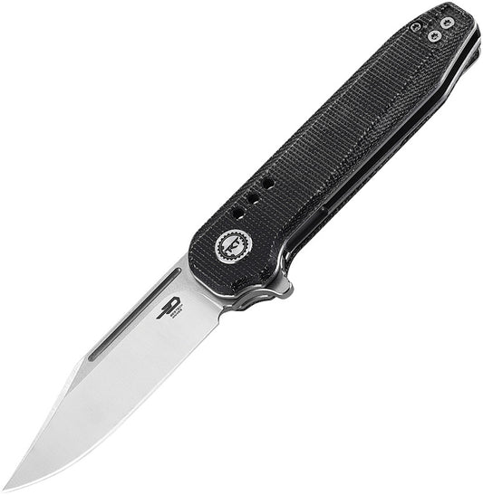 Bestech Knives Syntax Linerlock Black Micarta BG41D