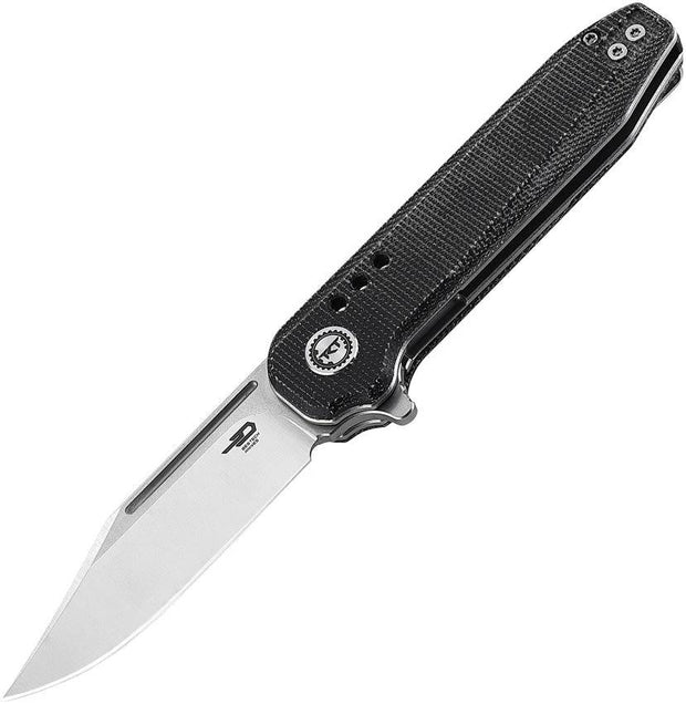 Bestech Knives Syntax Linerlock Black Micarta BG41D by Bestech Knives