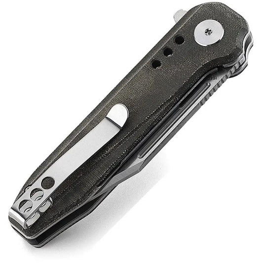 Bestech Knives Syntax Linerlock Green Micarta BG41E 154CM Blade Extended Tang Pocket Clip for EDC Enthusiasts by Bestech Knives