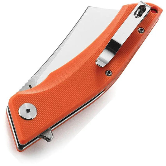Bestech Cubis Linerlock Knife Orange G10 Handle D2 Blade 4.25 Inch Closed For EDC Enthusiasts by Bestech Knives