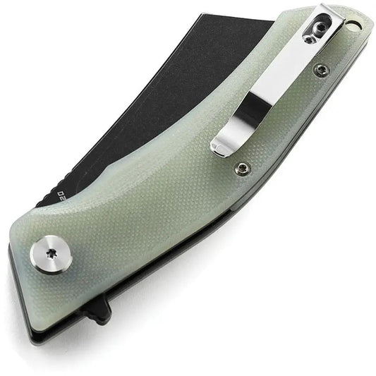Bestech Cubis Linerlock Knife Jade G10 Handle Premium D2 Steel Blade Extended Tang EDC Enthusiasts by Bestech Knives