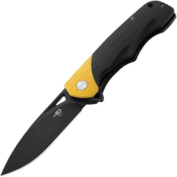 Bestech Knives Airstream Linerlock Yellow BG47B by Bestech Knives