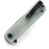 Bestech Titan Linerlock Jade G10 EDC Knife With 4 Inch Closed 3 Inch D2 Tool Steel Blade Extended Tang Pocket Clip by Bestech Knives