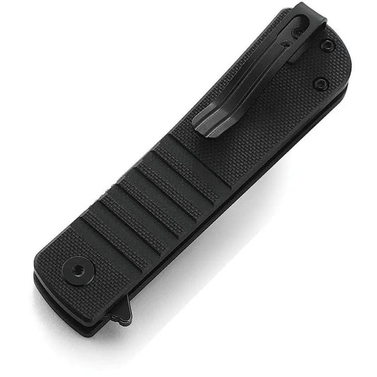 Bestech Titan Linerlock Knife D2 Tool Steel 3in Blade Black Stonewash G10 Rugged EDC Pocket Clip by Bestech Knives