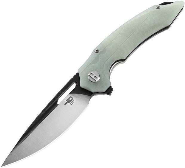 Bestech Knives Ornetta Linerlock Jade BG50D by Bestech Knives