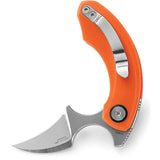 Bestech Knives Strelit Linerlock Knife 3.25Inch Closed EDC With 14C28N Blade Orange G10 Extended Tang by Bestech Knives