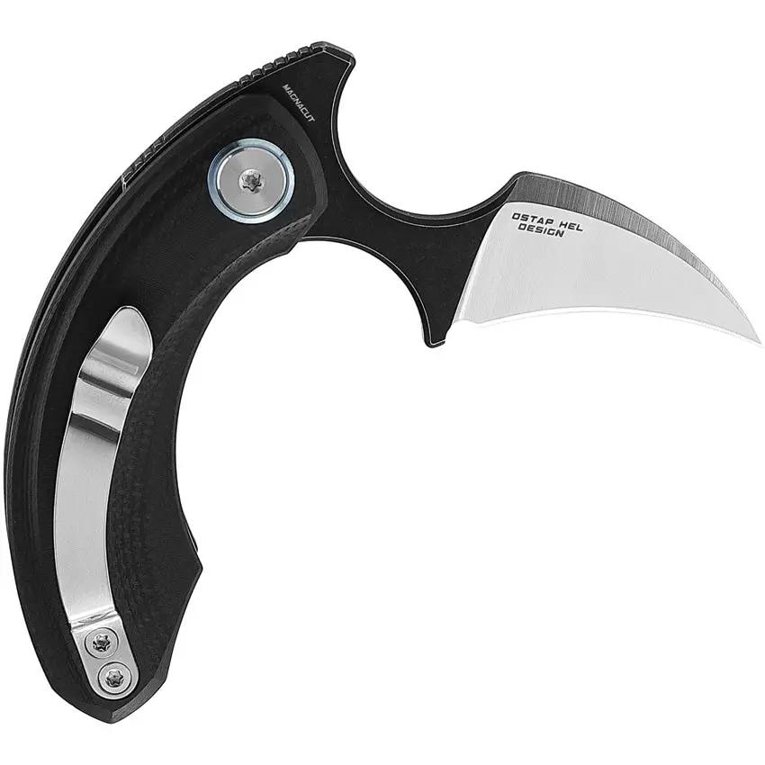 Bestech Knives Strelit Linerlock MagnaCut BG52F-2 Premium EDC Knife With Black G10 Handle by Bestech Knives