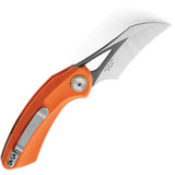 Bestech Bihai Linerlock EDC Knife Orange G10 Handle With 2.13in 14C28N Blade Extended Tang Thumb Pull by Bestech Knives
