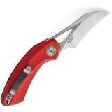 Bestech Knives Bihai Linerlock Knife Red G10 Handle 14C28N Satin Blade Premium EDC by Bestech Knives