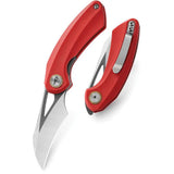Bestech Knives Bihai Linerlock Red G10 EDC Knife 14C28N Steel With Extended Tang by Bestech Knives