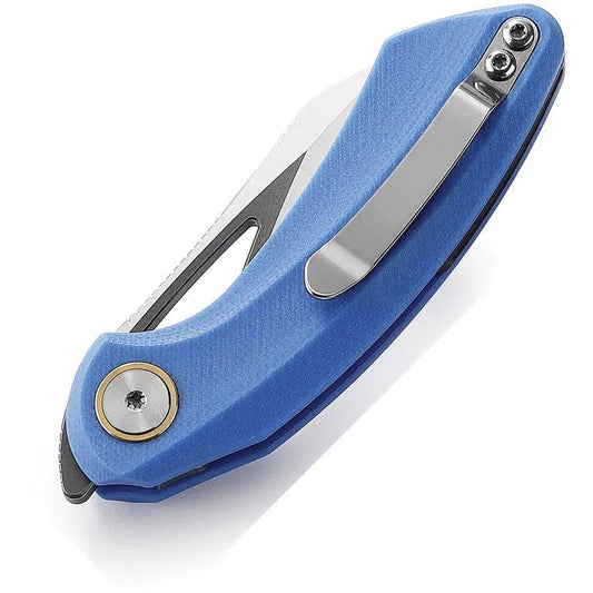 Bestech Knives Bihai Linerlock Blue G10 Handle Premium 14C28N Blade EDC Everyday Carry Knife by Bestech Knives