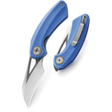 Bestech Knives Bihai Linerlock Blue G10 Handle Premium 14C28N Blade EDC Everyday Carry Knife by Bestech Knives