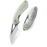 Bestech Knives Bihai Jade BG53F Linerlock EDC Knife 14C28N Sandvik Blade With Pocket Clip G10 Handle by Bestech Knives
