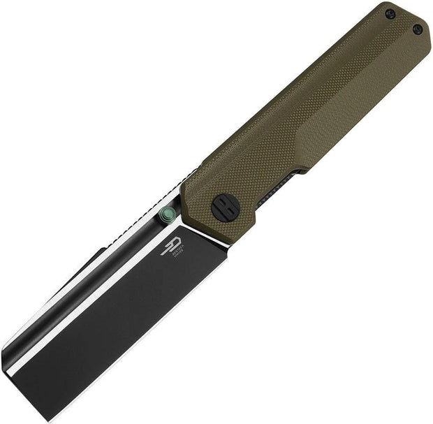 Bestech Knives Tardis Linerlock OD Green BG54C by Bestech Knives