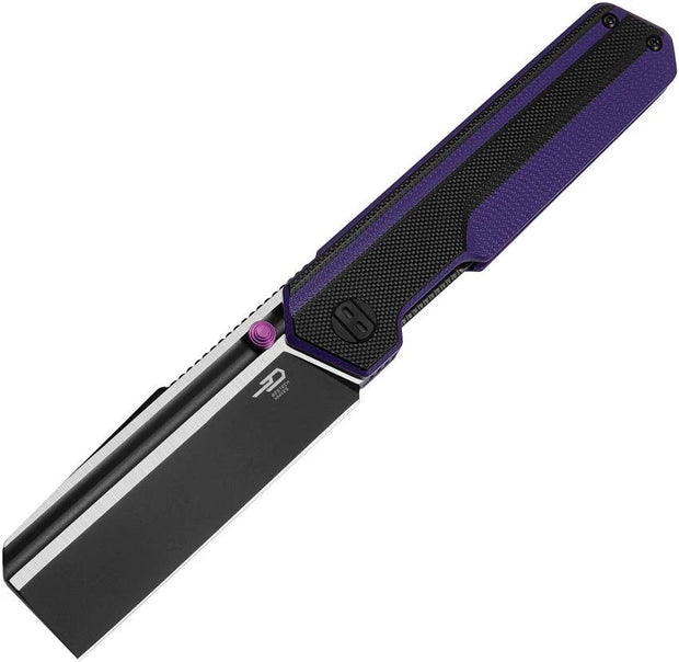 Bestech Knives Tardis Linerlock Black/Purple BG54D by Bestech Knives
