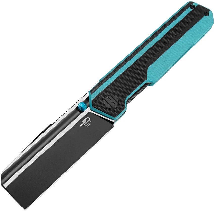 Bestech Knives Tardis Linerlock Black/Blue BG54F by Bestech Knives