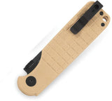 Bestech Glok Button Lock Knife Khaki G10 14C28N Sandvik Blade For Premium EDC Enthusiasts by Bestech Knives