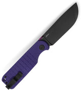 Bestech Glok Button Lock Knife Purple G10 EDC Ready 4.5in Closed 3.5in Black Stonewash 14C28N by Bestech Knives