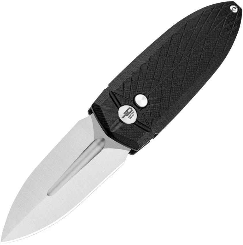 Bestech Knives Ququ Button Lock G10 Black BG57A-1 by Bestech Knives