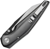 Bestech Knives Snakebird Button Lock EDC Knife With 14C28N Sandvik Blade Black Micarta by Bestech Knives