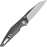 Bestech Knives Snakebird Button Lock EDC Knife With 14C28N Sandvik Blade Black Micarta by Bestech Knives