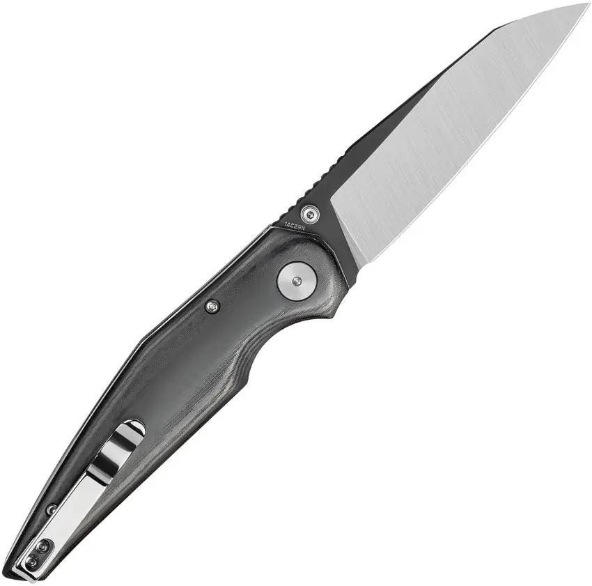 Bestech Knives Snakebird Button Lock EDC Knife With 14C28N Sandvik Blade Black Micarta by Bestech Knives