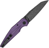 Bestech Knives Snakebird Button Lock Purple G10 EDC Knife With 14C28N Sandvik Sheepsfoot Blade by Bestech Knives