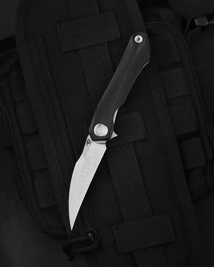 Bestech Knives Ivy Linerlock Premium EDC Knife Black G10 Handle 14C28N Sandvik Blade for Everyday Carry Enthusiasts by Bestech Knives