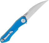 Bestech Ivy Premium Linerlock Knife For EDC Enthusiasts Blue G10 Handle 3In 14C28N Sandvik Stainless Blade Extended Tang by Bestech Knives