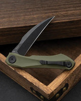 Bestech Knives Ivy Linerlock EDC Folding Knife 3Inch 14C28N Blade OD G10 Handle Extended Tang For EDC Enthusiasts by Bestech Knives