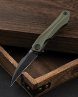 Bestech Knives Ivy Linerlock EDC Folding Knife 3Inch 14C28N Blade OD G10 Handle Extended Tang For EDC Enthusiasts by Bestech Knives