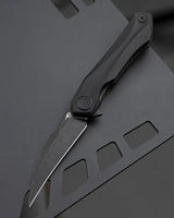 Bestech Knives Ivy Linerlock Knife For EDC Enthusiasts Premium Black Stonewash 3In 14C28N Blade G10 Extended Tang by Bestech Knives