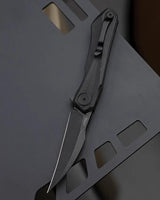 Bestech Knives Ivy Linerlock Knife For EDC Enthusiasts Premium Black Stonewash 3In 14C28N Blade G10 Extended Tang by Bestech Knives