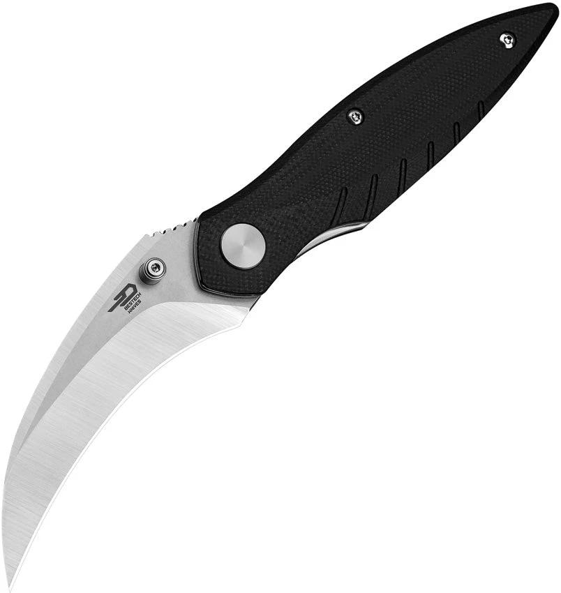 Bestech Knives Mantidae Linerlock Black BG60A by Bestech Knives