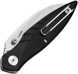 Bestech Mantidae Linerlock Knife 4 Inch Closed with 3 Inch 14C28N Sandvik Blade Black G10 For EDC Enthusiasts by Bestech Knives